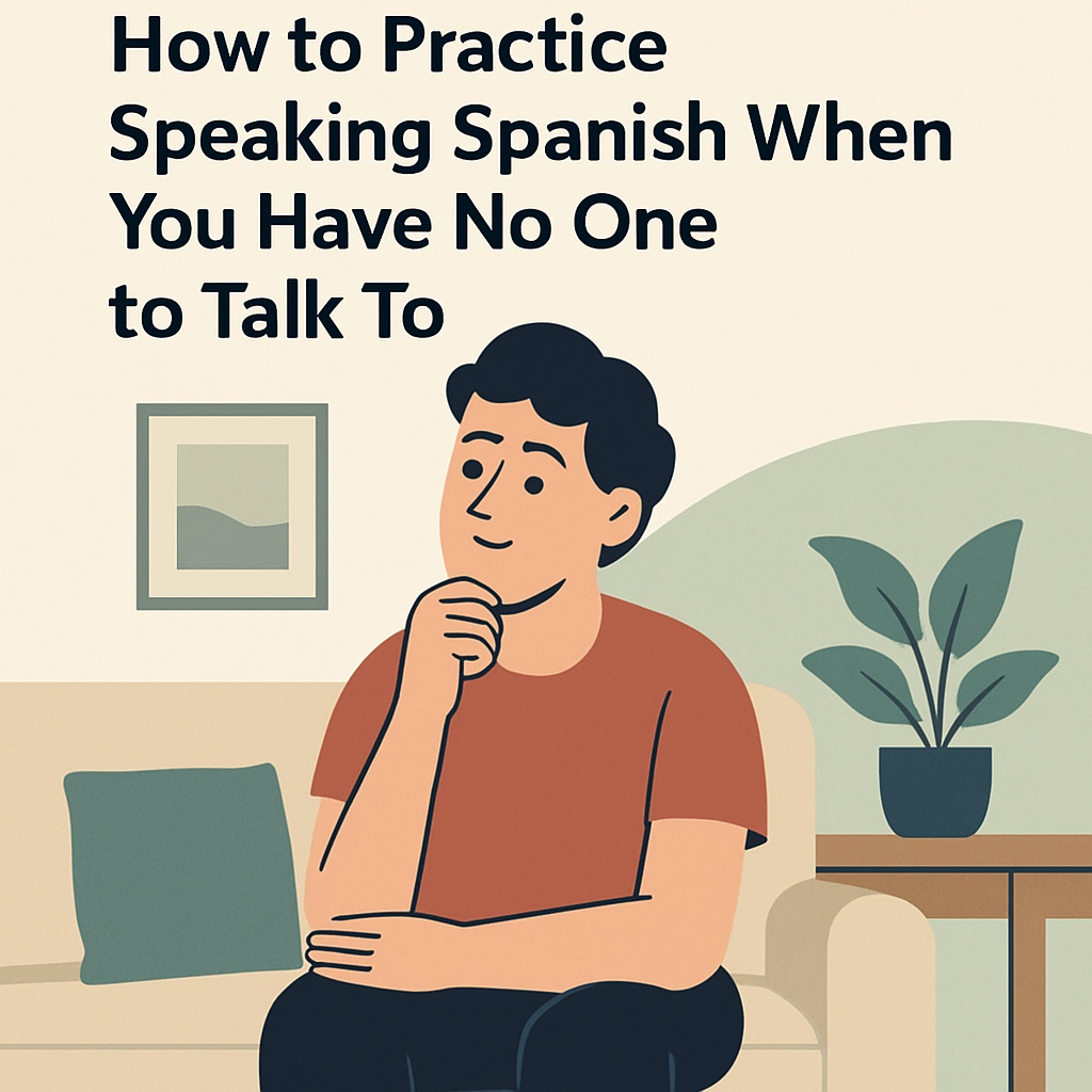How to Practice Speaking Spanish When You Have No One to Talk To
